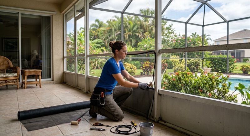 Pool Enclosure Repair